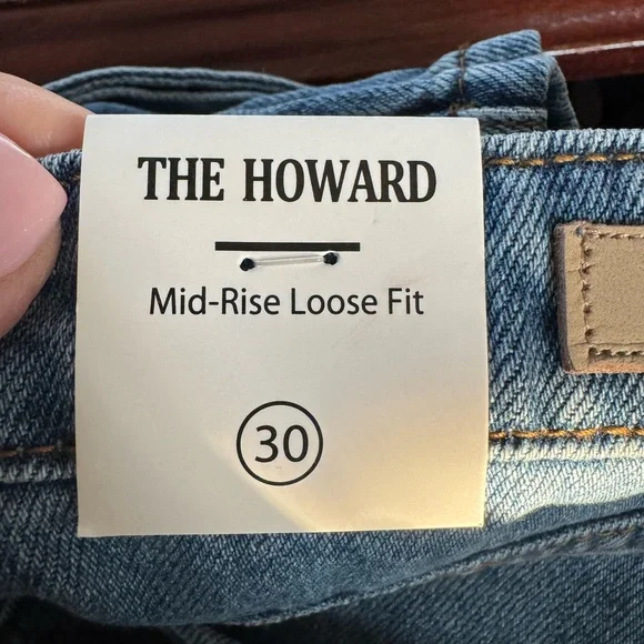 NWT! Blank NYC Jeans The Howard Midrise Loose Fit Denim Size 30‎ - Picture 13 of 16